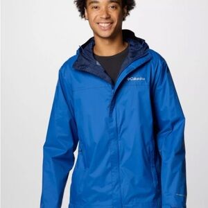 Columbia Men's Vibrant Blue Raincoat